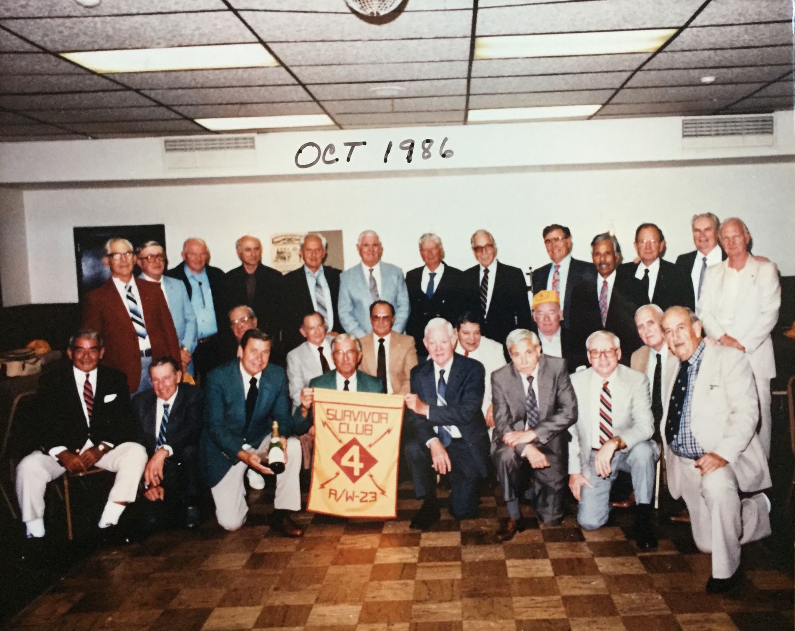 Charles Kohler at 1986 reunion